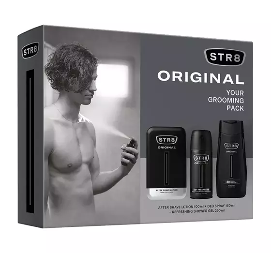 STR8 ORIGINAL ASL 100ML + DEODORANT 150ML + GEL 250ML