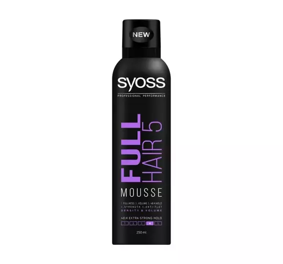 SYOSS FULL HAIR 5 SCHAUMFESTIGER FÜR MEHR VOLUMEN 250ML