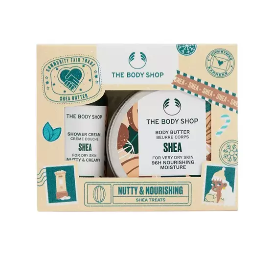 THE BODY SHOP NUTTY & NOURISHING SHEA TREATS MINI GESCHENKSET 