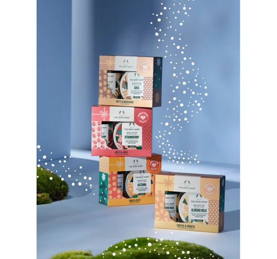 THE BODY SHOP NUTTY & NOURISHING SHEA TREATS MINI GESCHENKSET 