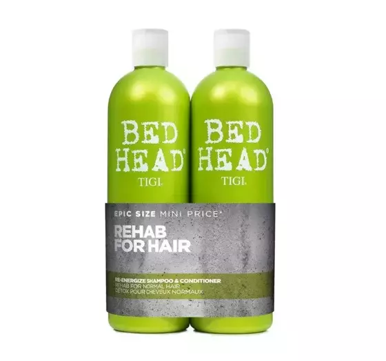 TIGI BED HEAD REENERGIZE SHAMPOO 750 ML + SPÜLUNG 750 ML SET