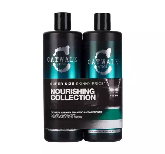 TIGI CATWALK OATMEAL HONEY SHAMPOO 750 ML + SPÜLUNG 750 ML SET