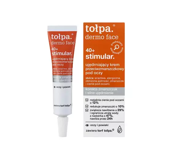 TOŁPA DERMO FACE 40+ STIMULAR STRAFFENDE ANTI-FALTEN-AUGENCREME 10ML