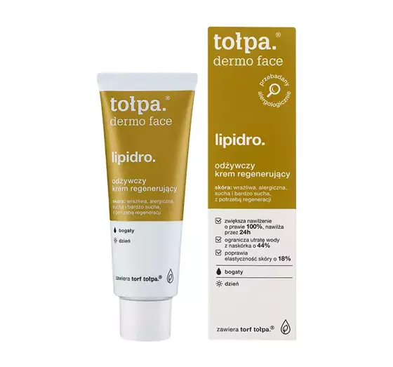 TOŁPA DERMO FACE LIPIDRO NÄHRENDE UND PFLEGENDE TAGESCREME 40ML