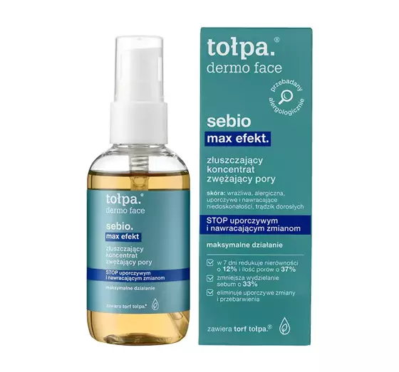 TOŁPA DERMO FACE SEBIO MAX EFEKT PEELING-KONZENTRAT ZUR STRAFFUNG DER POREN 75ML