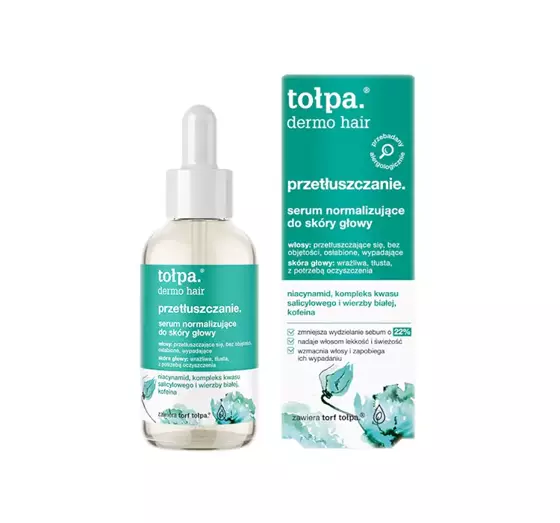 TOŁPA DERMO HAIR FETTIGES HAAR NORMALISIERENDES KOPFHAUTSERUM 75ML