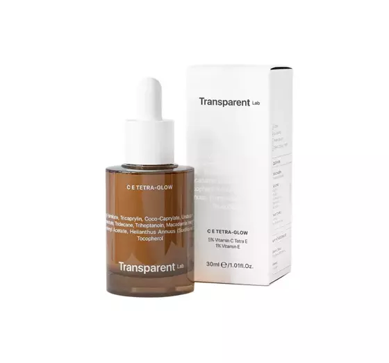 TRANSPARENT LAB C E TETRA GLOW AUFHELLENDES ÖLSERUM MIT VITAMIN C 30ML