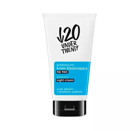 UNDER TWENTY ANTI ACNE CARE PRÄBIOTISCHE ABSCHUPPENDE NACHTCREME 50ML