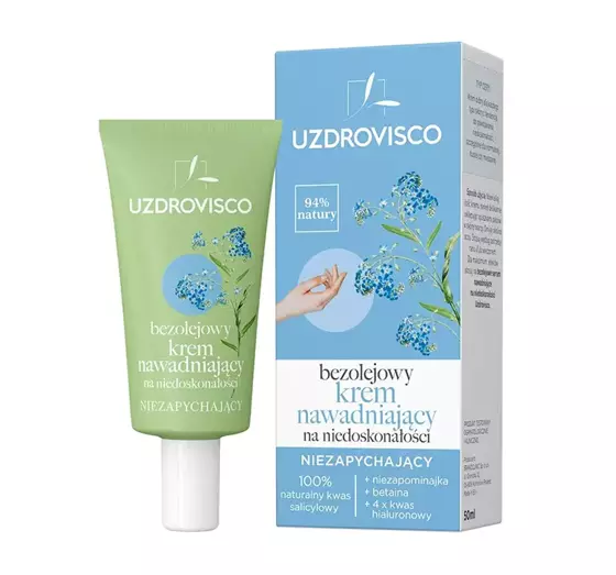 UZDROVISCO OIL FREE HYDRATISIERENDE CREME GEGEN UNREINHEITEN 50ML