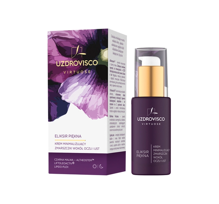 UZDROVISCO VIRTUOSE CREME ZUR MINIMIERUNG VON FALTEN UM AUGEN UND LIPPEN 30ML 