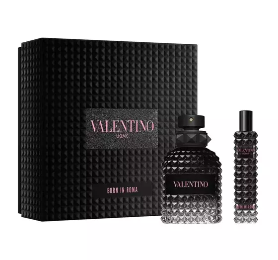 VALENTINO UOMO BORN IN ROMA EDT SPRAY 50ML + 15ML SET