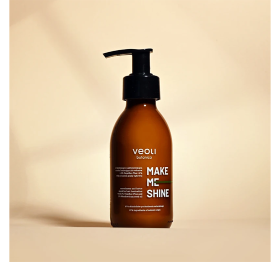 VEOLI BOTANICA MAKE ME SHINE GLÄTTEND–GLÄNZENDE HAARMASKE 140ML