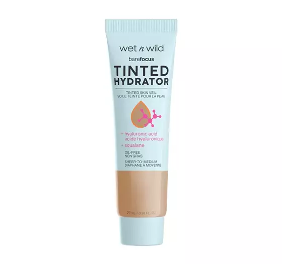 WET N WILD BARE FOCUS TINTED HYDRATOR FEUCHTIGKEITSSPENDENDE GESICHTSGRUNDIERUNG MEDIUM TAN 27ML