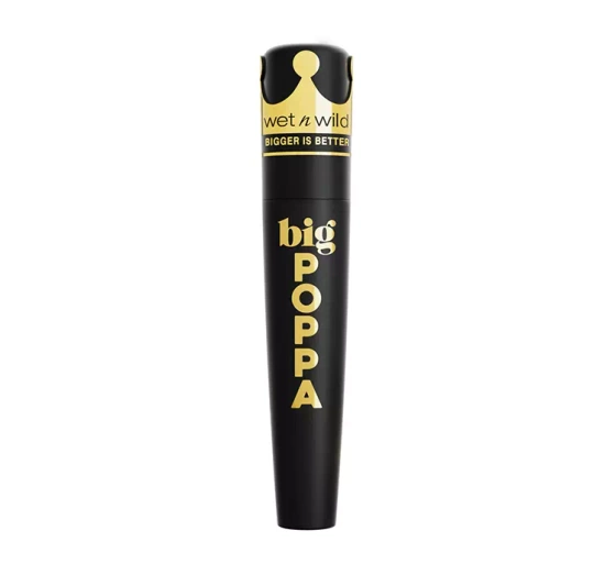 WET N WILD BIG POPPA MASCARA BLACKEST BLACK 10ML