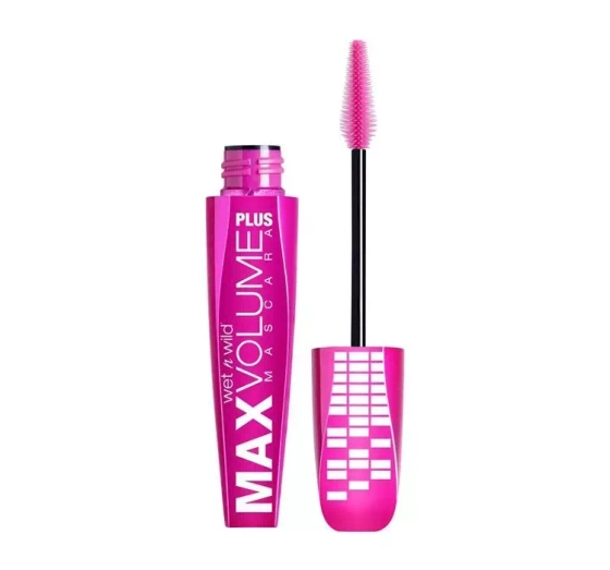 WET N WILD MAX VOLUME PLUS MASCARA AMP'D BLACK 8ML