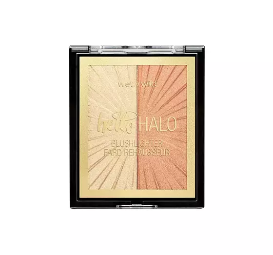 WET N WILD MEGAGLO BLUSHLIGHTER HELLO HALO MAKE-UP-DUO FÜR GESICHT I MET SOMEONE 10G