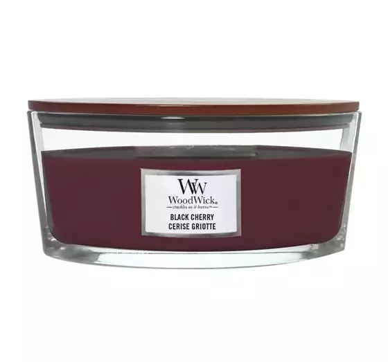 WOODWICK ELLIPSE CANDLE DUFTKERZE BLACK CHERRY 453,6G