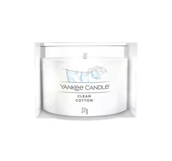 YANKEE CANDLE MINI-DUFTKERZE CLEAN COTTON 37G