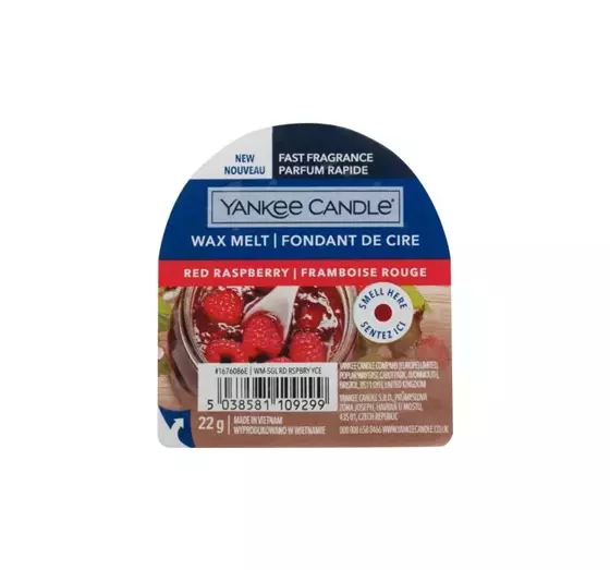 YANKEE CANDLE WAX MELT DUFTWACHS RED RASPBERRY 22G