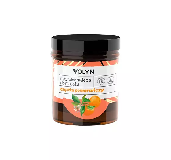 YOLYN NATÜRLICHE MASSAGEKERZE EIN STÜCK ORANGE 120ML