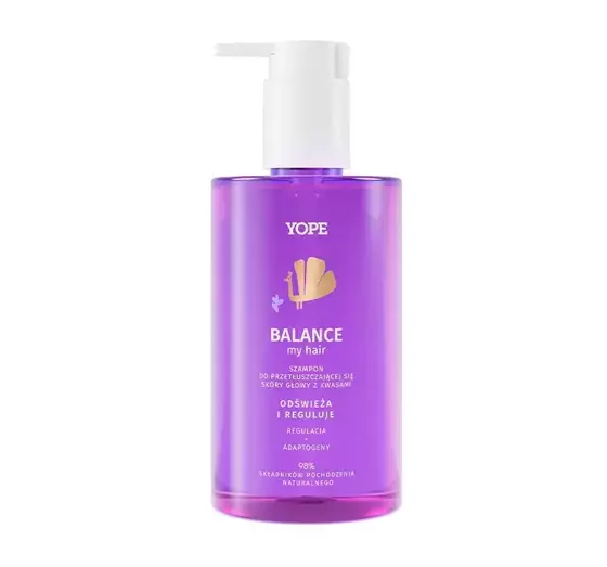 YOPE BOUNCE MY HAIR BALANCE SHAMPOO FÜR FETTIGE KOPFHAUT MIT SÄUREN 300ML