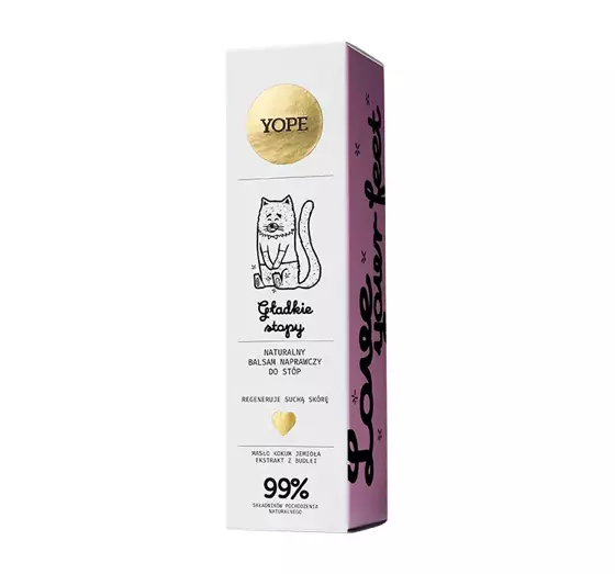 YOPE GLATTE FÜSSE NATÜRLICHER BALSAM FÜR FÜSSE 75ML