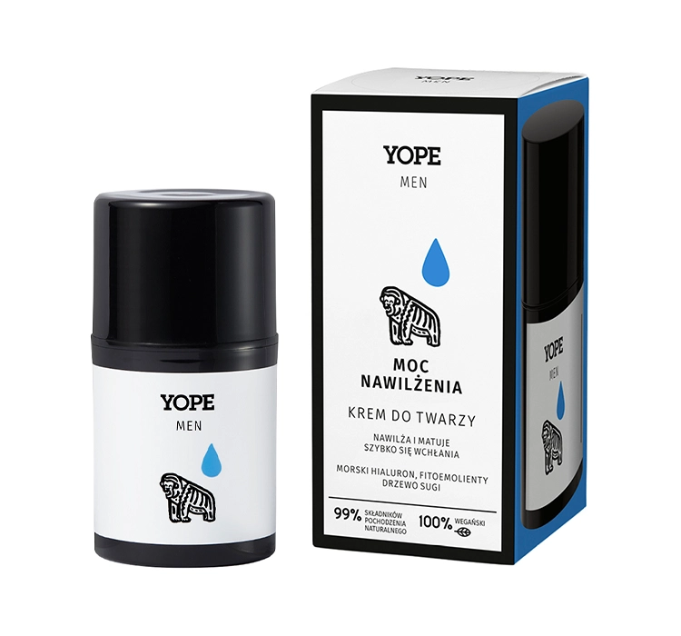 YOPE MEN WOOD FEUCHTIGKEITSCREME FÜR GESICHT 50ML