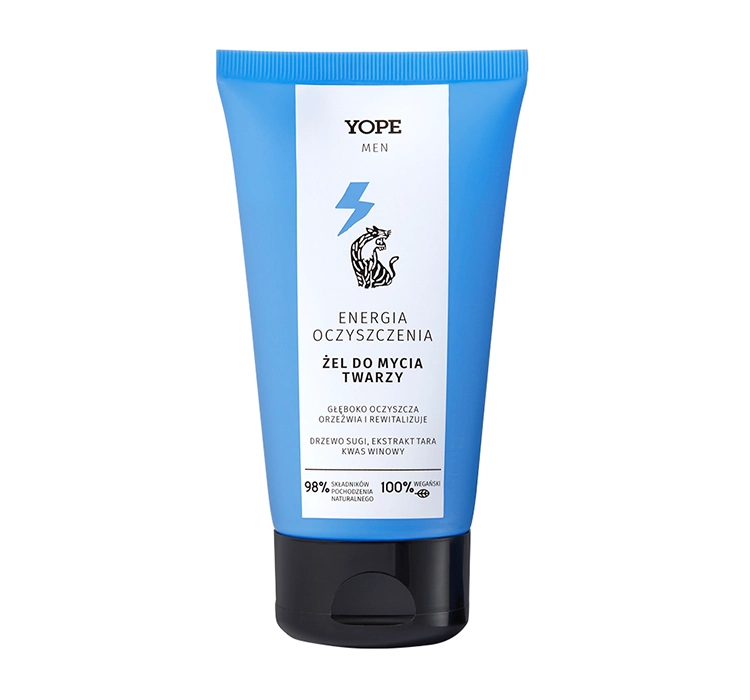 YOPE MEN WOOD REINIGUNGSGEL ZUM GESICHTSWASCHEN 150ML