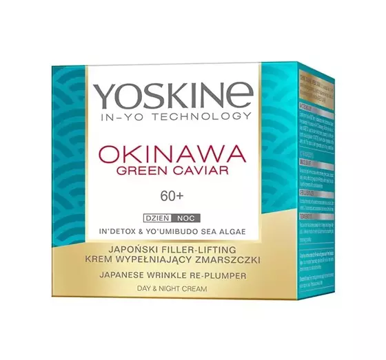 YOSKINE OKINAWA GREEN CAVIAR 60+ FALTENAUFFÜLLENDE CREME 50ML