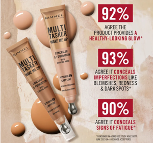  Rimmel Multi-Tasker Wake Me Up 2-in-1 Concealer und Foundation 045 Classic Ivory 20ml 