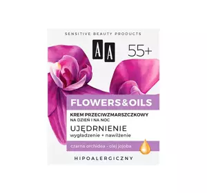 AA FLOWERS & OIL STRAFFENDE ANTI FALTEN CREME TAG UND NACHT 55+ 50ML