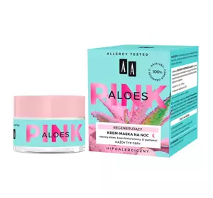 AA PINK ALOES REGENERIERENDE NACHTCREME-MASKE 50ML