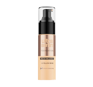 BELL PROFESSIONAL ULTRA SATIN HALTBARE MATTIERRENDE FOUNDATION 1.5 YELLOW BEIGE 30G