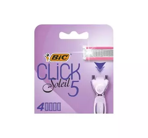 BIC CLICK SOLEIL5 ERSATZKLINGEN 4 STÜCK