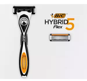 BIC HYBRID FLEX5 RASIERER FÜR MÄNNER + 1 ERSATZ SET