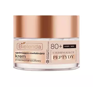 BIELENDA UJĘDRNIAJĄCE PEPTYDY STRAFFENDE PEPTIDE ANTI FALTEN CREME FÜR TAG UND NACHT 80+ 50ML