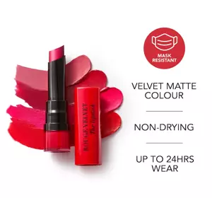 BOURJOIS ROUGE VELVET LIPSTICK MATTER LIPPENSTIFT 22 MOKA-DERO 2,4G