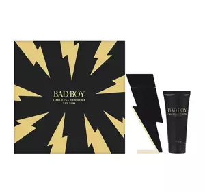 CAROLINA HERRERA BAD BOY EDT SPRAY 100ML + SG 100ML SET