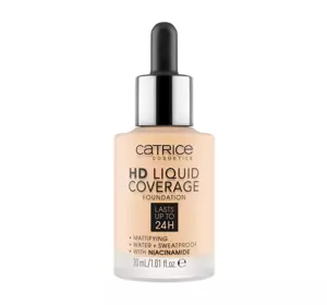 CATRICE HD LIQUID COVERAGE FOUNDATION 002 PORCELAIN BEIGE 30 ML