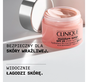 Clinique Moisture Surge SPF25 Sheer Hydrator feuchtigkeitsspendende Gesichtscreme 50ml