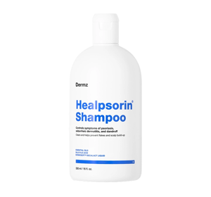 DERMZ LABORATORIES HEALPSORIN SHAMPOO FÜR HAAR UND KOPFHAUT MIT ENTZÜNDUNGEN 500ML