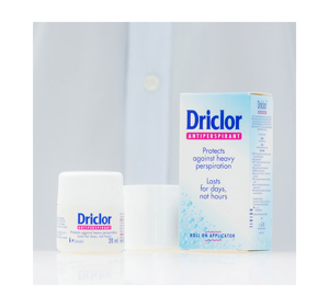 DRICLOR ROLL ON ANTITRANSPIRANT ROLL ON GEGEN ÜBERMÄSSIGES SCHWITZEN 20ML