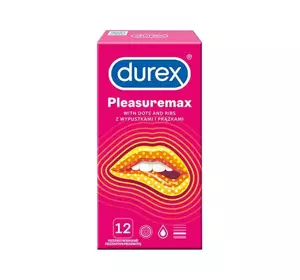 DUREX PLEASUREMAX KONDOME 12 STÜCK