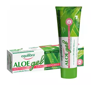 EQUILIBRA ALOE GEL DENTIFRICIO GEL-ZAHNPASTA FÜR EMPFINDLICHE ZÄHNE UND ZAHNFLEISCH 75ML