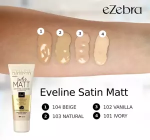 EVELINE SATIN MATT MATTIERENDE GRUNDIERUNG 101 IVORY 30ML