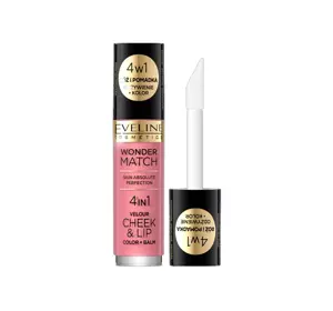 EVELINE WONDER MATCH CHEEK & LIP FLÜSSIGES ROUGE UND LIPPENSTIFT 03 4,5ML