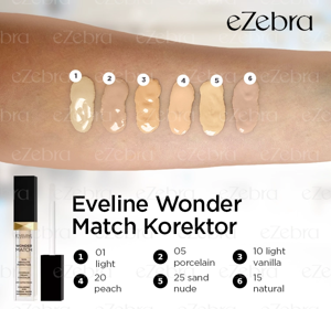 EVELINE WONDER MATCH FLÜSSIGER CONCEALER 20 PEACH 7ML