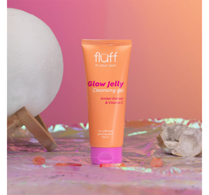 FLUFF IN YOUR SOUL REINIGUNGSGEL FÜR GESICHT MIT BERNSTEIN UND VITAMIN C 100ML