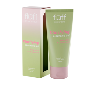 FLUFF IN YOUR SOUL REINIGUNGSGEL FÜR GESICHT MIT GRÜNER TONERDE UND GLYKOLSÄURE 100ML