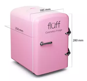 FLUFF MINI KÜHLSCHRANK ROSA